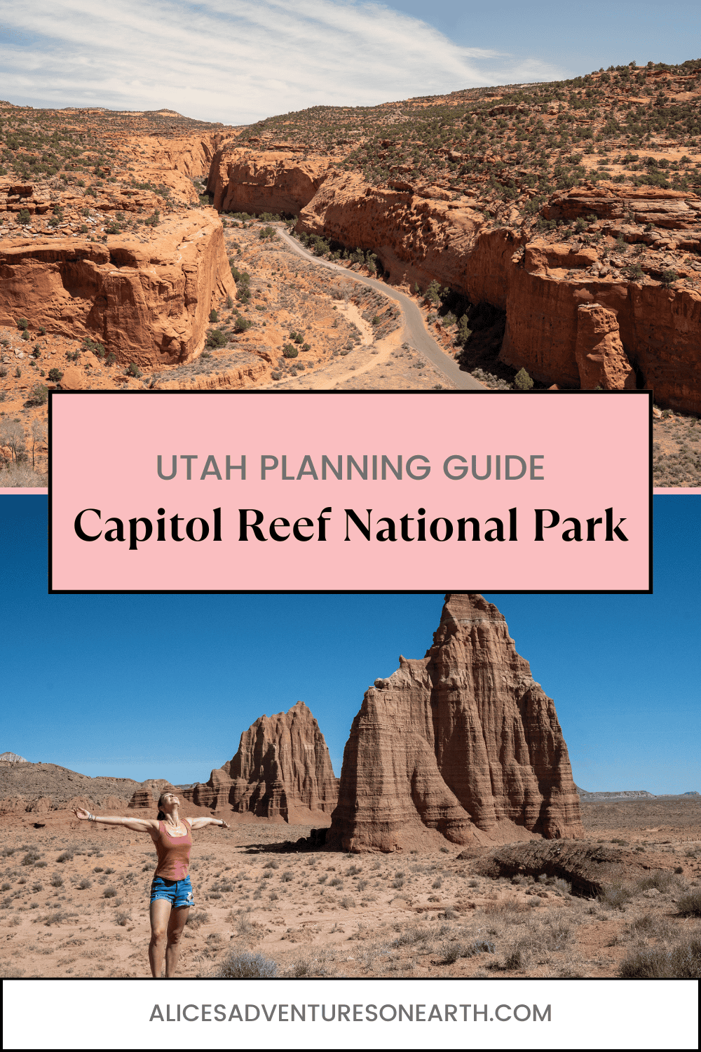Capitol Reef National Park Guide, everything you need to know to pan the perfect Utah road trip through the park. #utah 