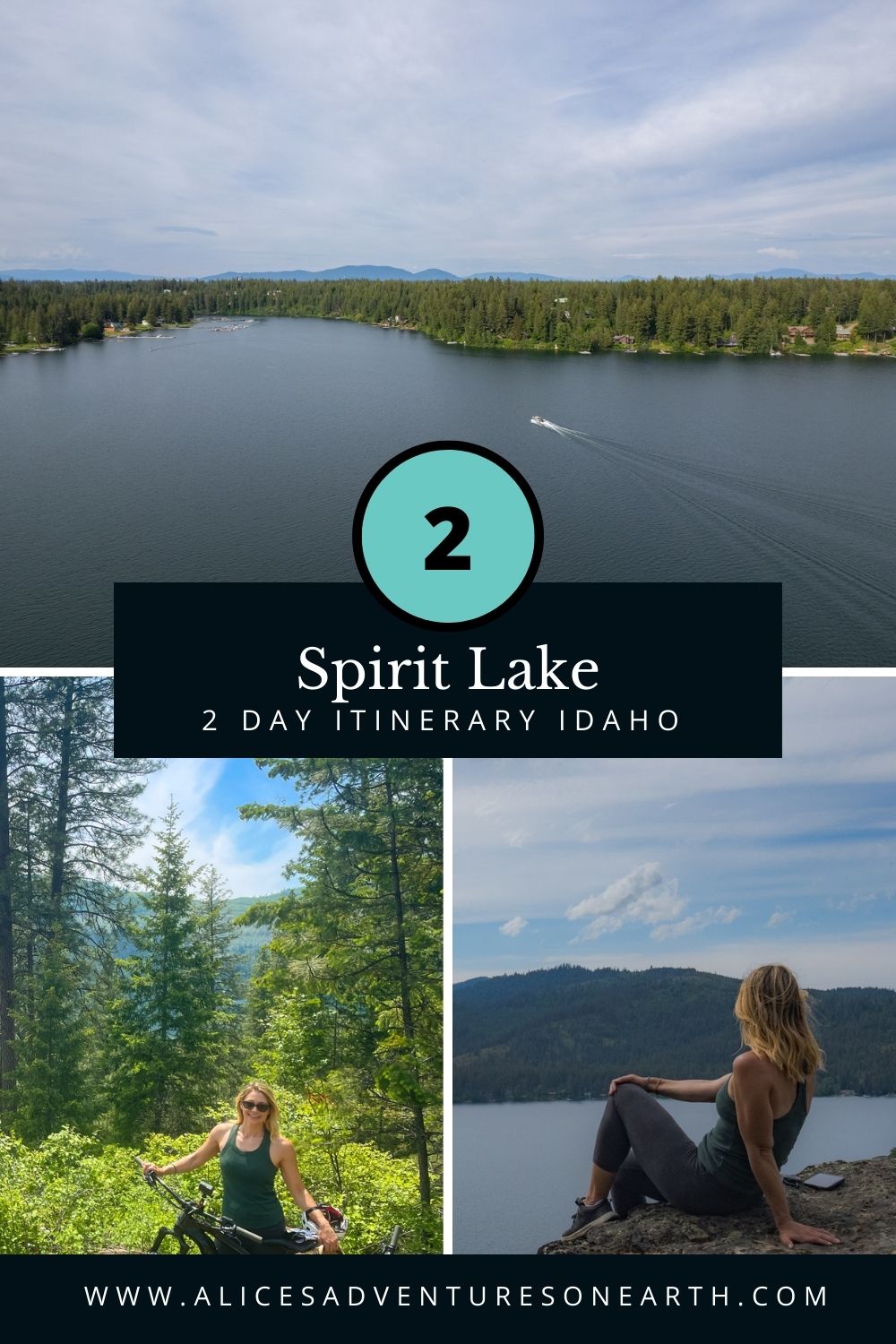 Fun things to do in Spirit Lake idaho,. Best lake towns in america #idaho 