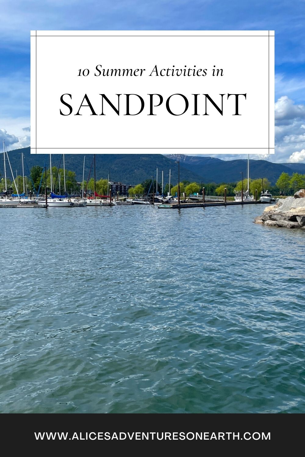 1o things to do in summer in sandpoint Idaho. #travel #idaho #lakeside #sandpoint 