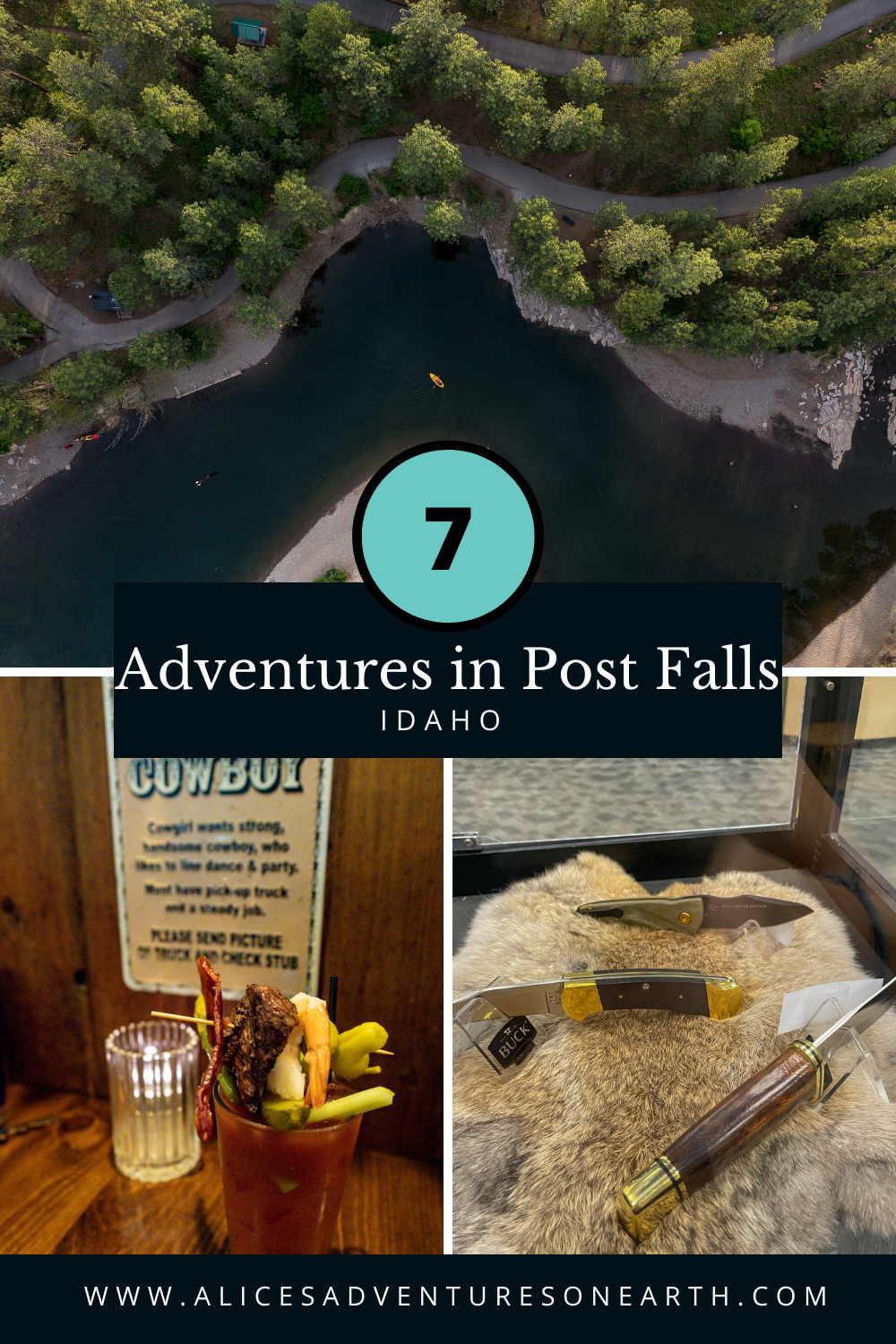 7 of the best adventures to have in Post Falls Idaho Post Falls Idaho Travel Guide: biking, hiking, rock climbing and dining guide to the best town in North Idaho #idaho