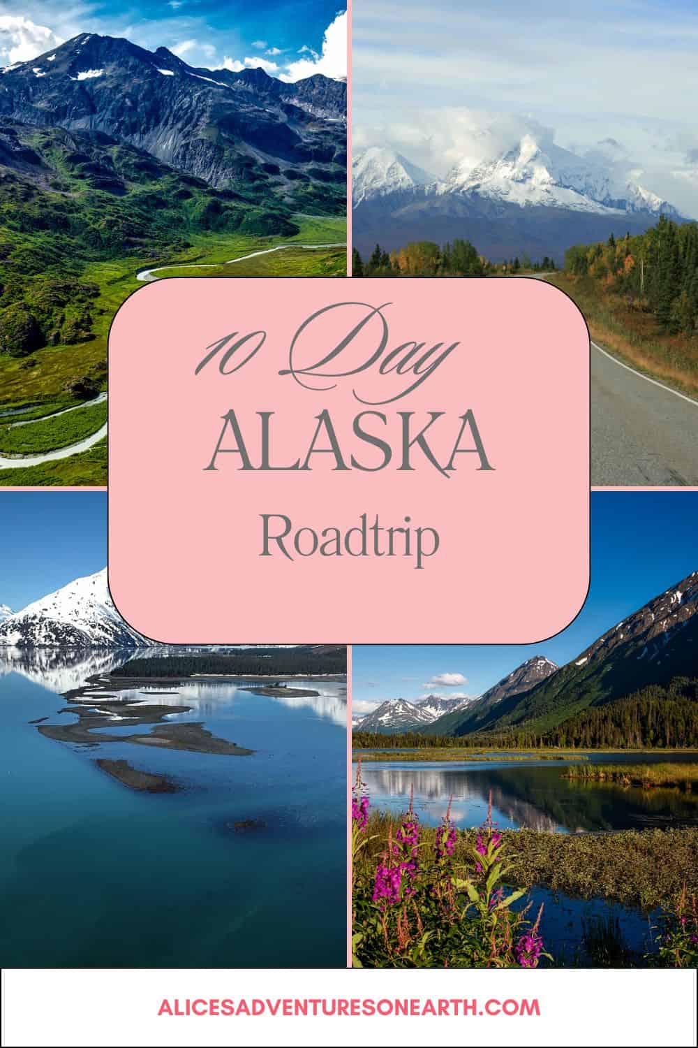 10 day Alaska Roadtrip through National Parks from Alice's Adventures on Earth. This 10 day trip takes you by car, plane, ferry and train through the heart of Alaska.<br />
#Alaska 