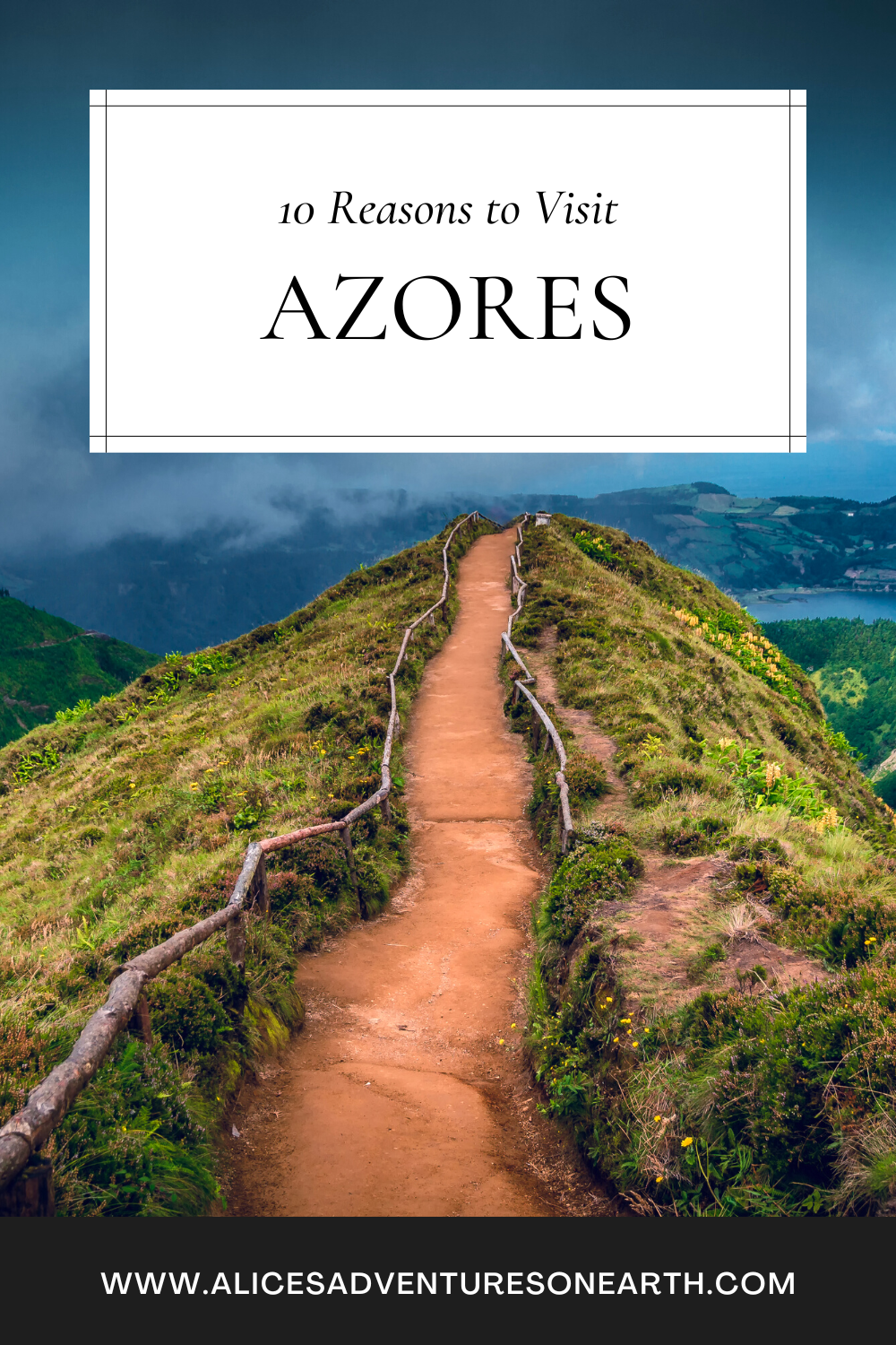 10 reasons to Visit the Azores. An island chain with 9 islands, great for hiking, whale watching, hot springs and volcanoes. With miles of stunning coastline and people few and far between. #portugal #azores 