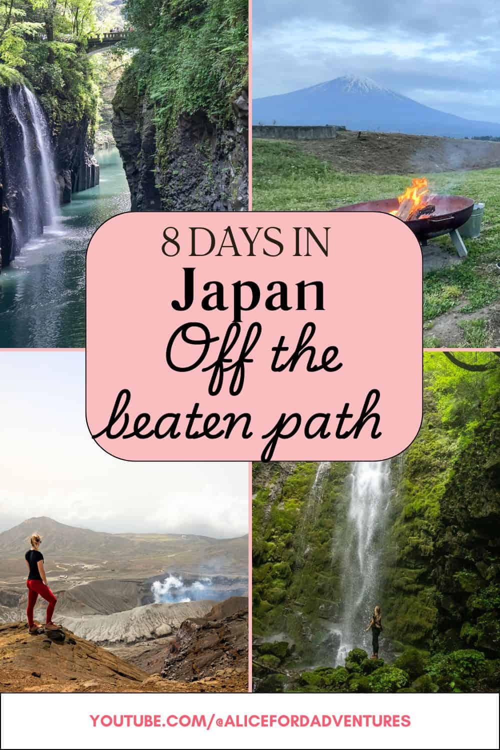 Exploring Japan off the beaten path. Kyushu, Kyoto, Shizuoka to find volcanoes, hot springs and culture. #japan #kyoto #solotravel 