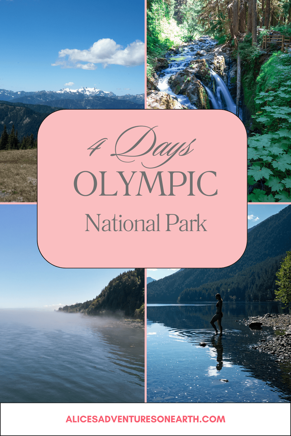 Experience 4 days exploring Olympic National Park in Washington