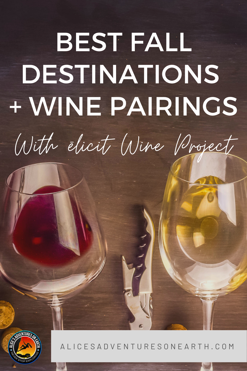 Pinterest image with wine glasses