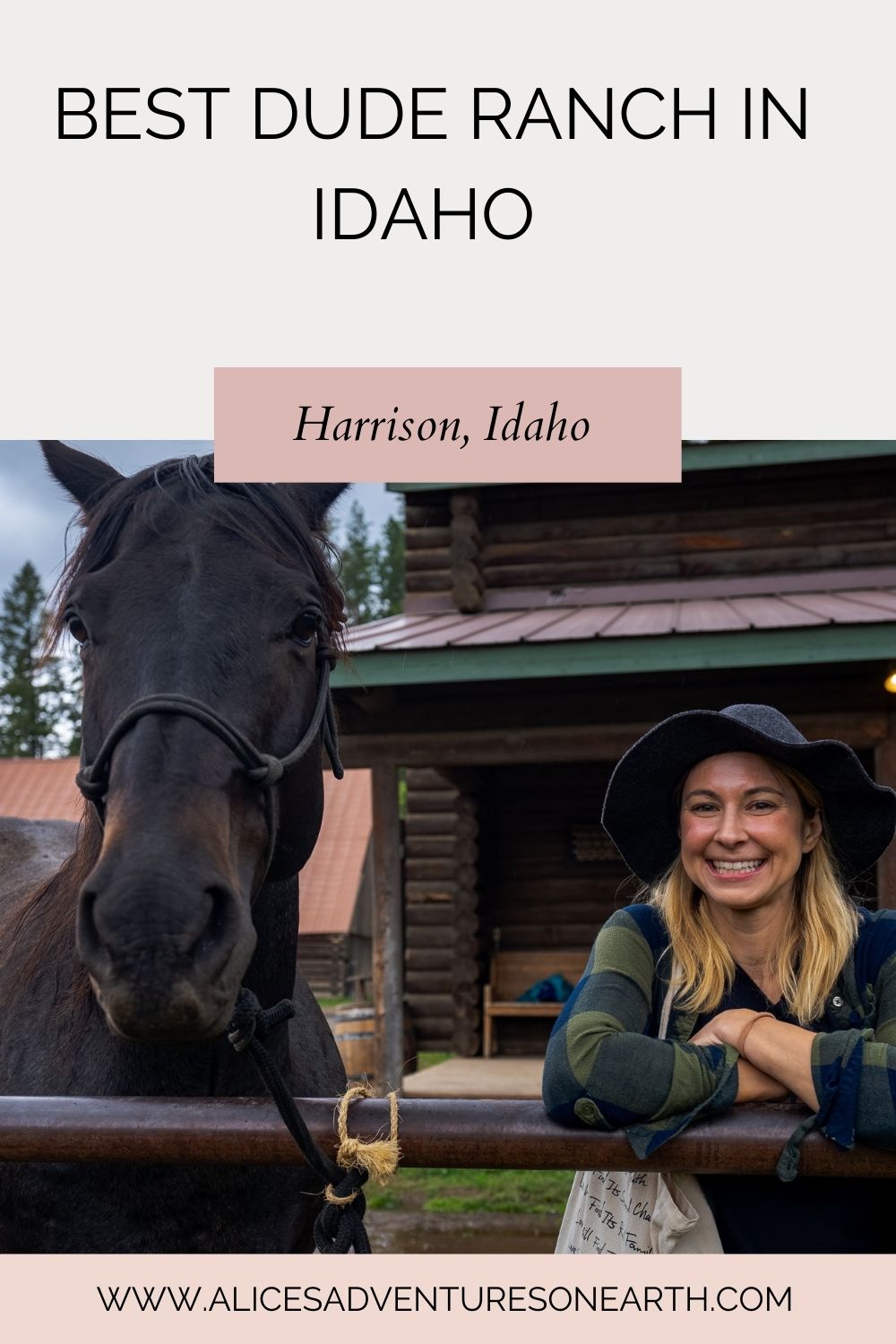 Red Horse Mountain ranch is the best dude ranch in Idaho in the small town of harrison Idaho #northidaho 