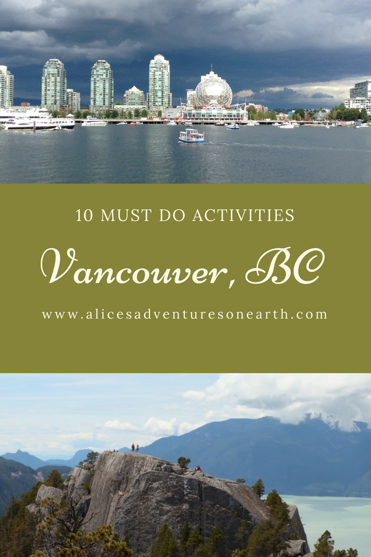 10 activities to do in Vancouver Canada 