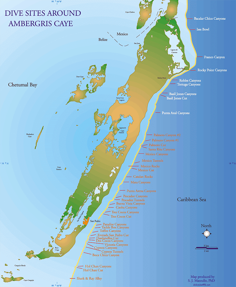 Ambergris Caye Dive Sites