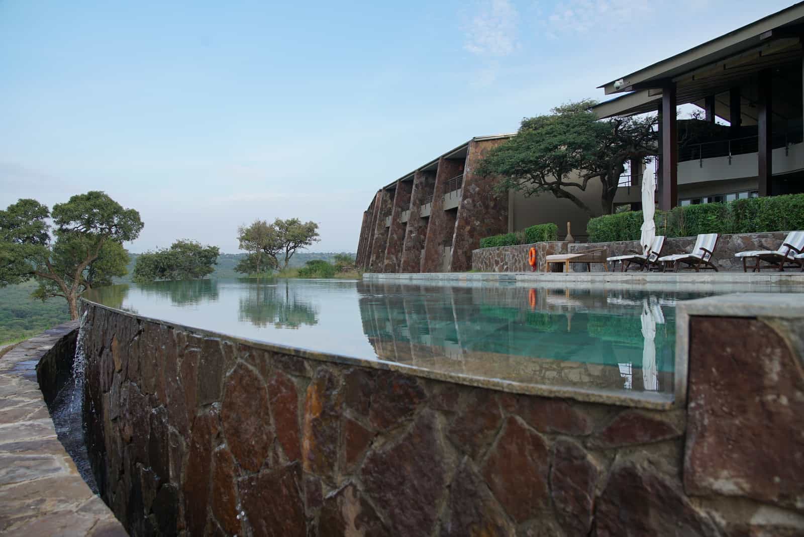 Infinity Pool at the Melia Serengeti Lodge