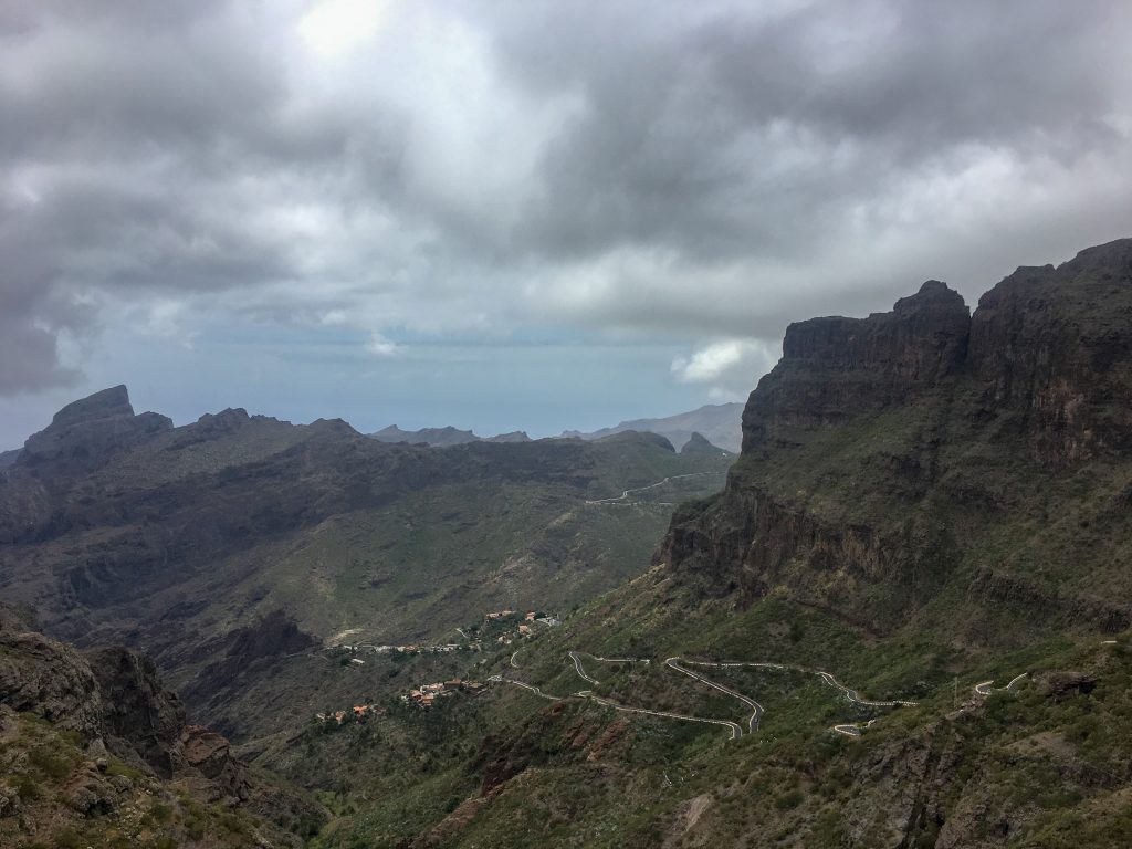 The winding road to Masca, Tenerife