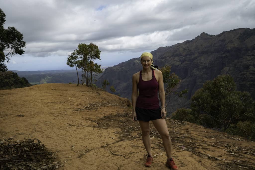 Canyon Trail Overlook of the Canyon in Waimee, Kauai