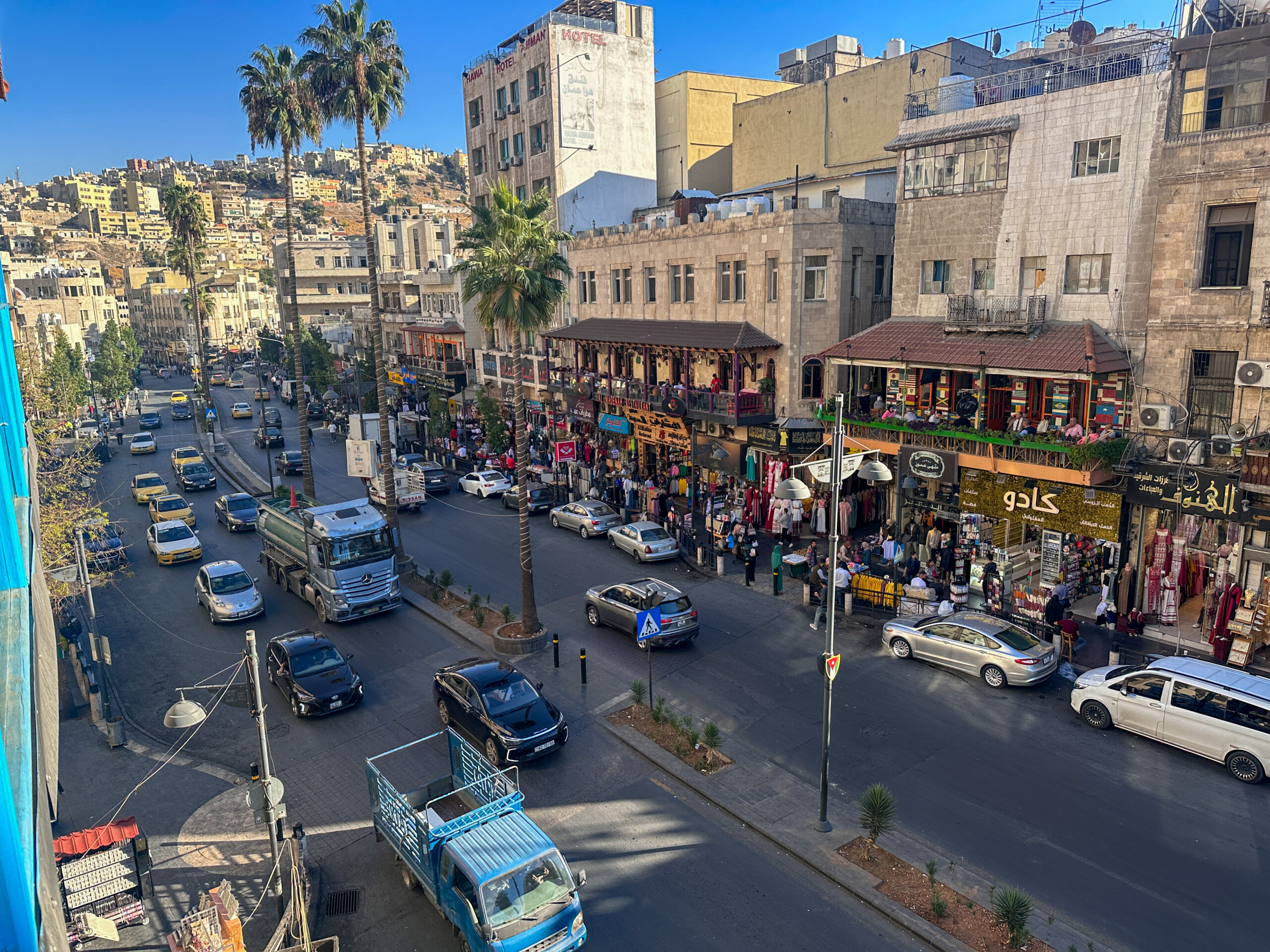 Busy Streets of Amman Jordan 