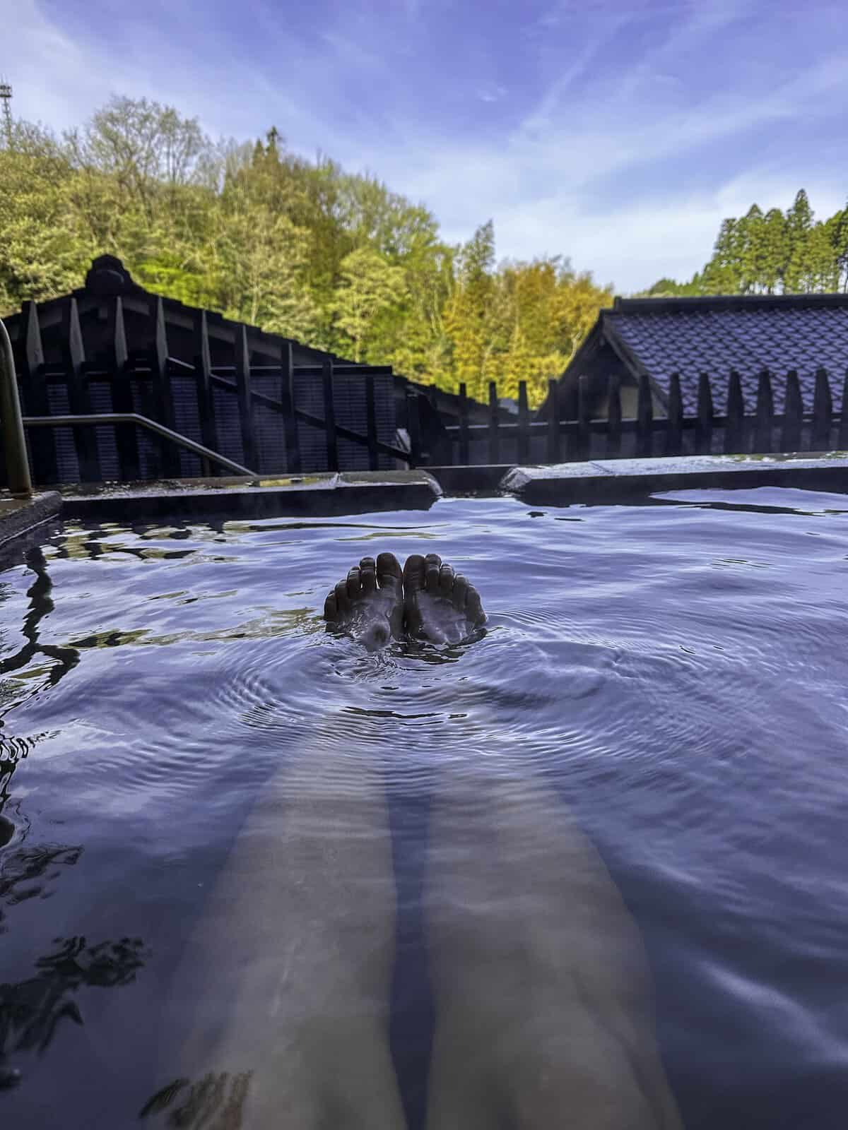 Alice Ford visits the best adventure destinations in Japan and relaxes in the onsen ryokan in Kurokawa Onsen region of Japan on Kyushu Island