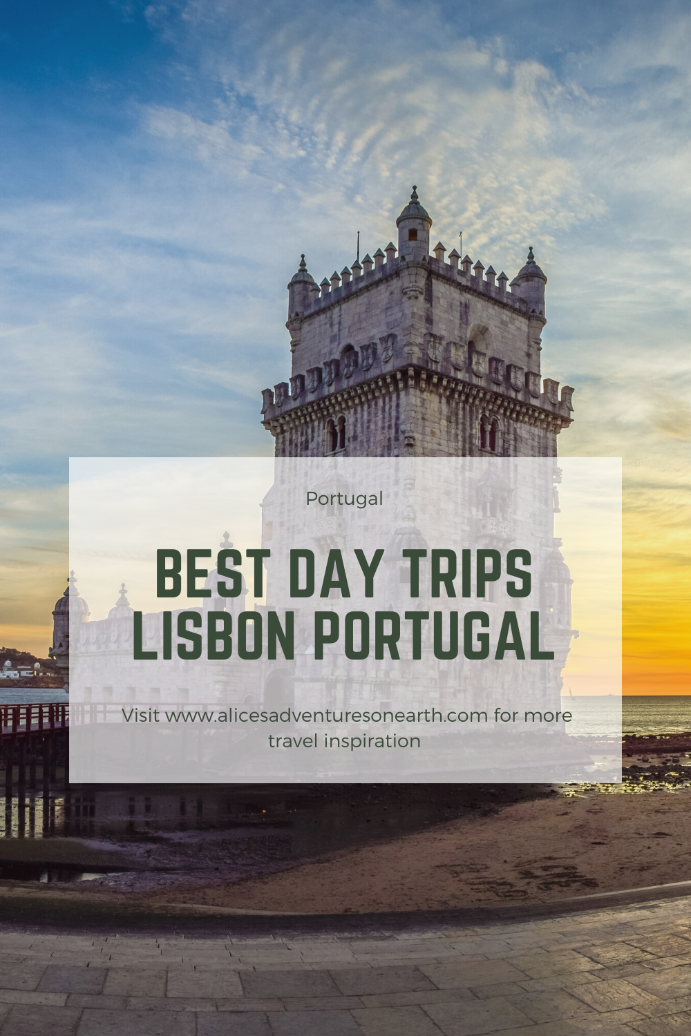 Best day trips while visiting Lisbon Portugal. #portugal #europe #sintra