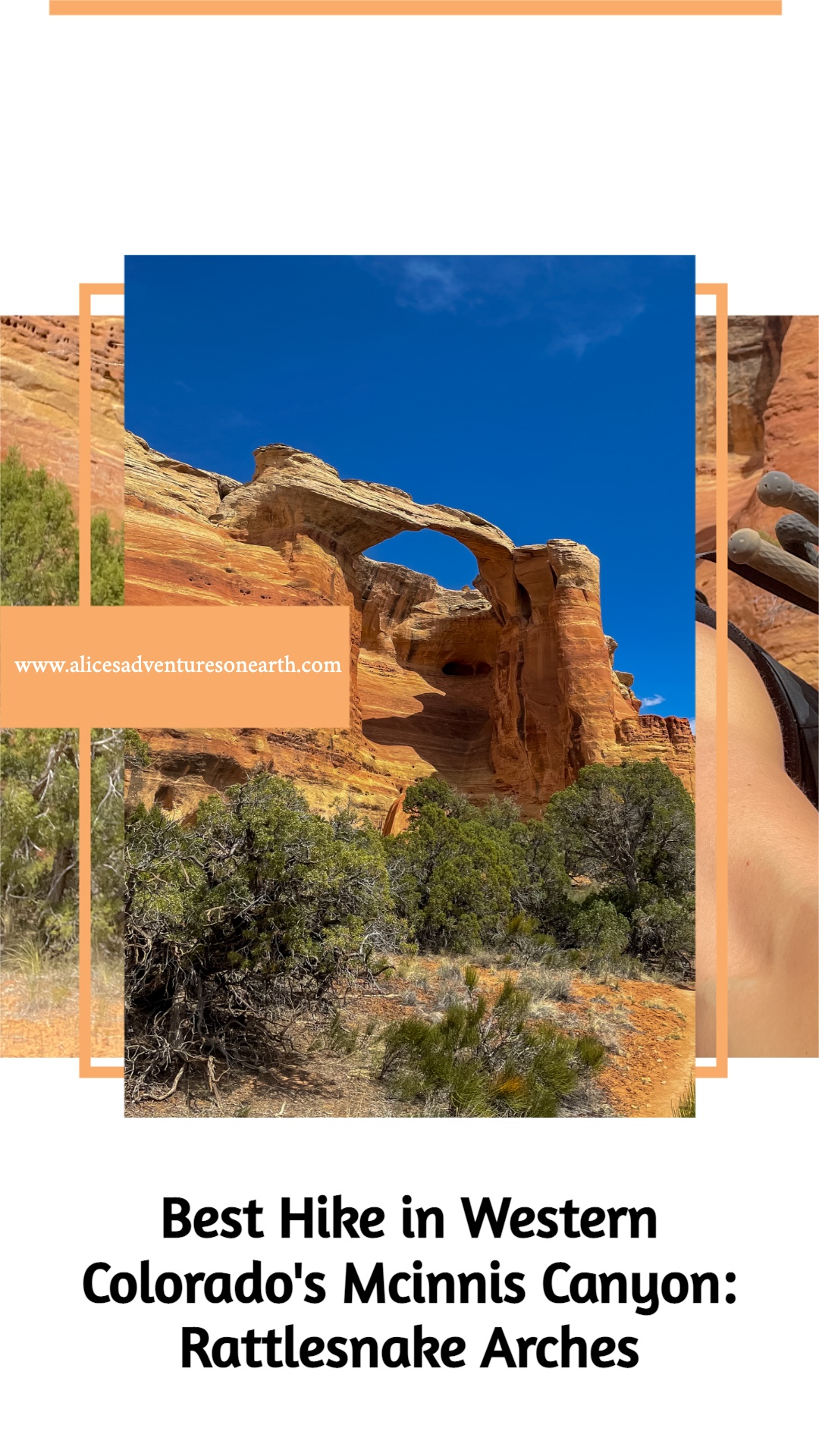 Best hike in Western Colorado for adventure lovers is this hike to see more than 30 sandstone arches.   #colorado #besthikes 