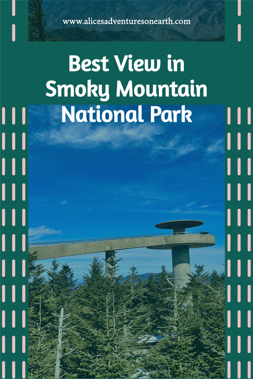 CLingmans Dome best view in the smoky mountains national park. #travel #smokymountains #hiking 