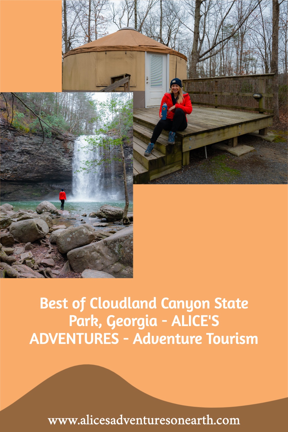 Cloudland Canyon is one of the best state parks in Georgia with two water falls and places to swim, bike and explore. #georgia #hiking 