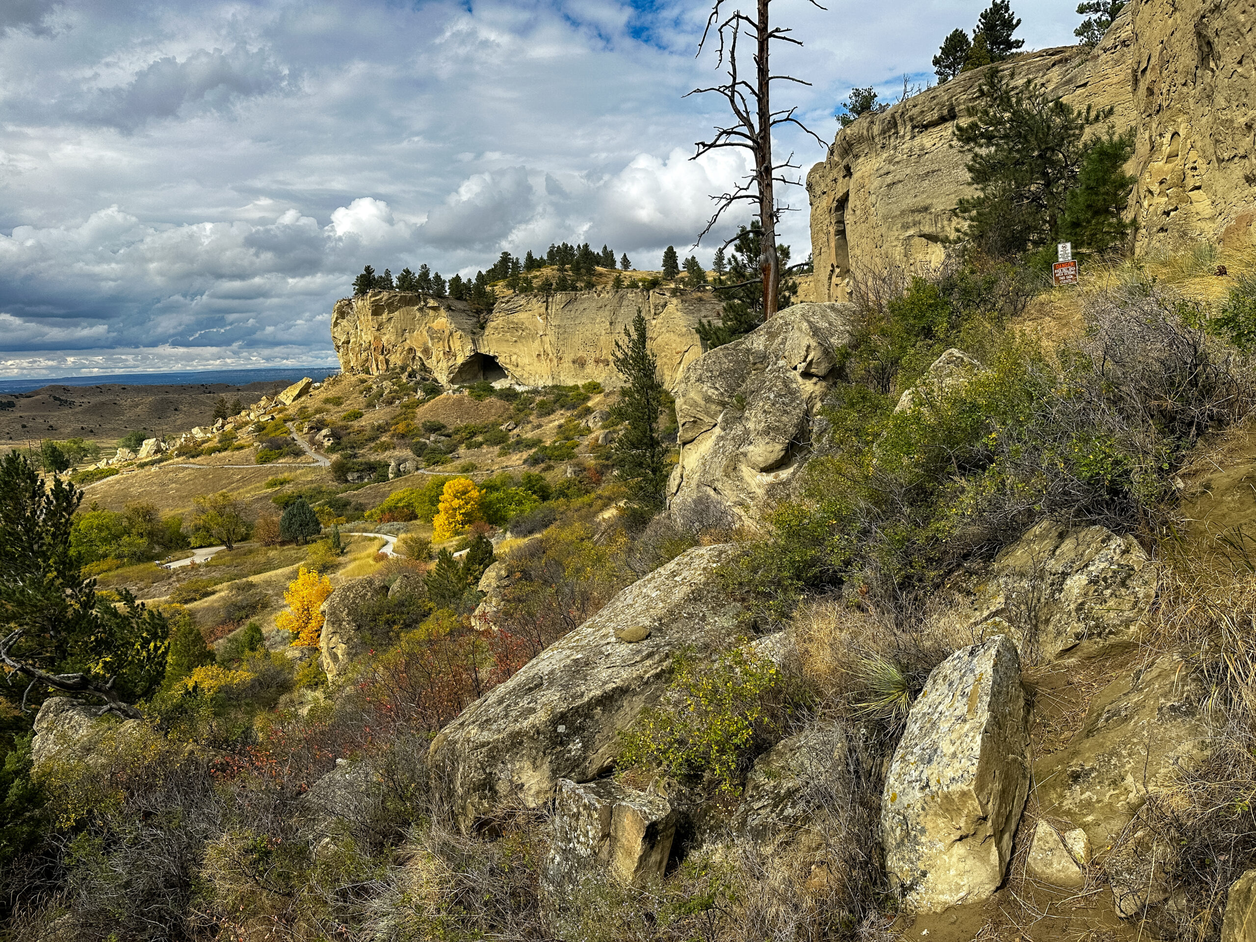 Pictograph Cave State Park in Billings Montana 