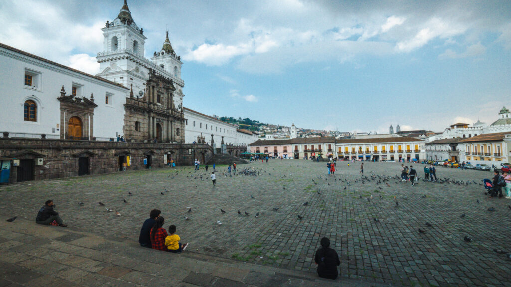 Historic district of Quito Ecuador
