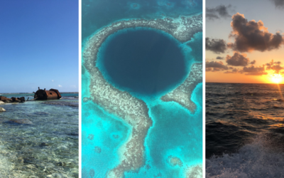 Great Blue Hole Belize and other beaches