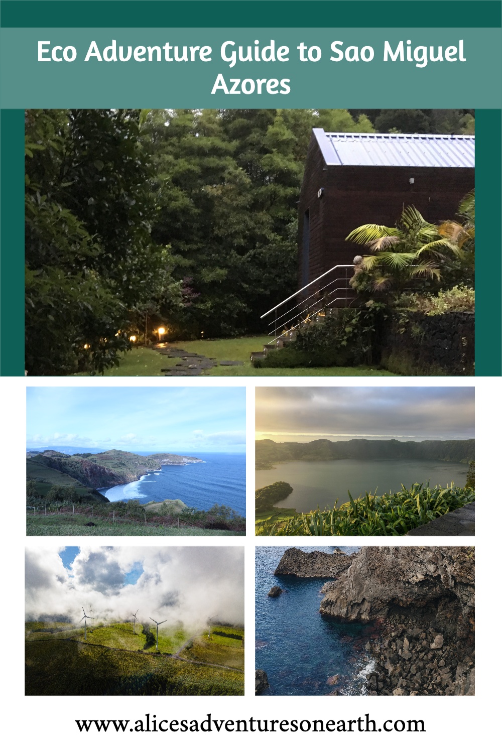 The island of Sao Miguel in the Azores has hot springs, hiking, tra plantations, whale watching and lots of adventure. Here are some of the best eco friendly options for travel and places to stay on the island. #azores #portugal