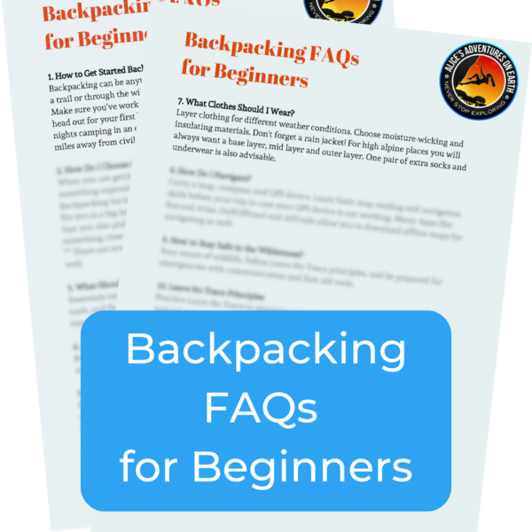 Backpacking FAQs