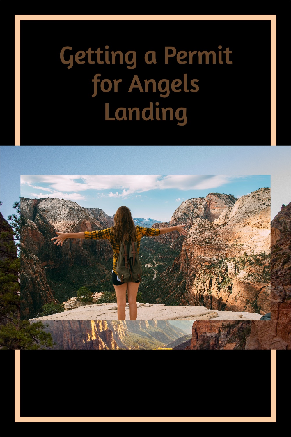 How to get a permit to hike Angels landing in zion national park #alicesadentures #zion #angelslanding #hiking