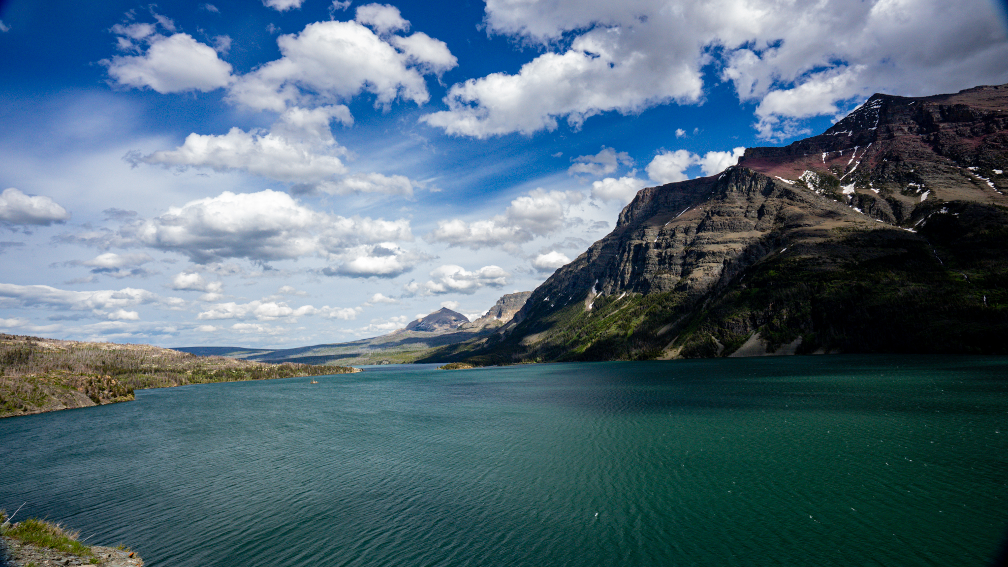 Glacier national Park glacial lake