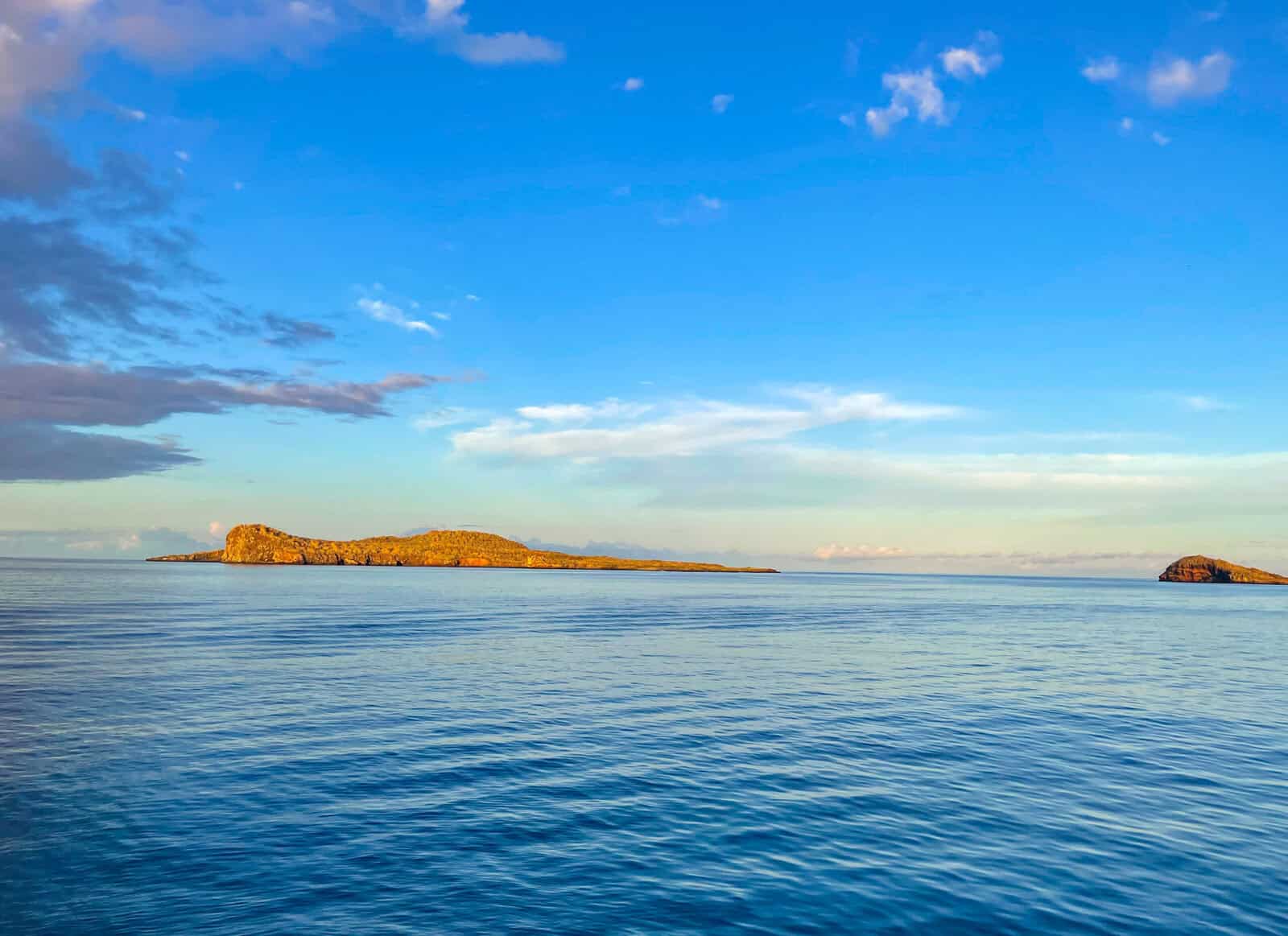 Sunrise over the Galapagos Ocean 