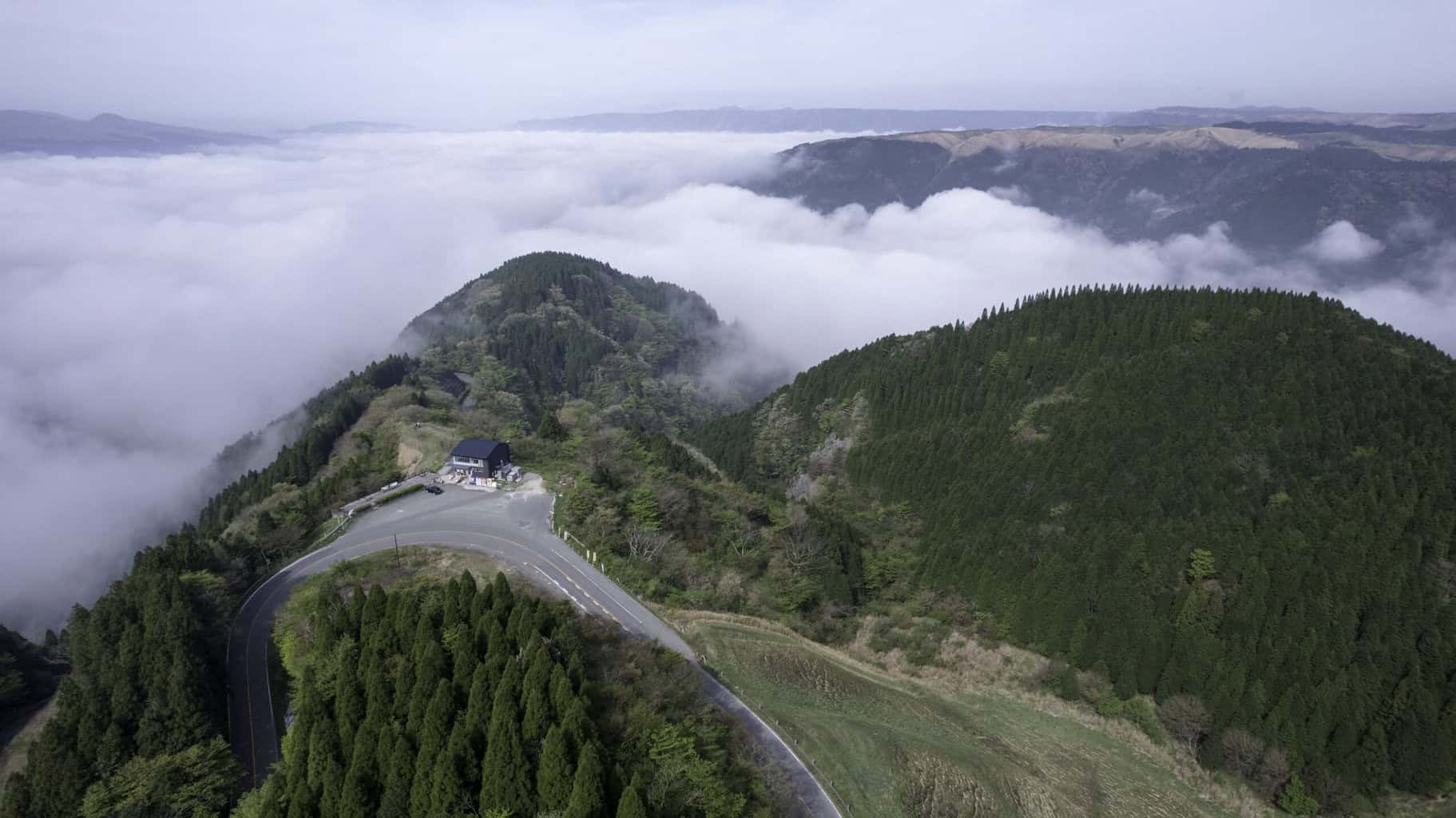 Deep within Kyushu near Aso Volcano Japan 