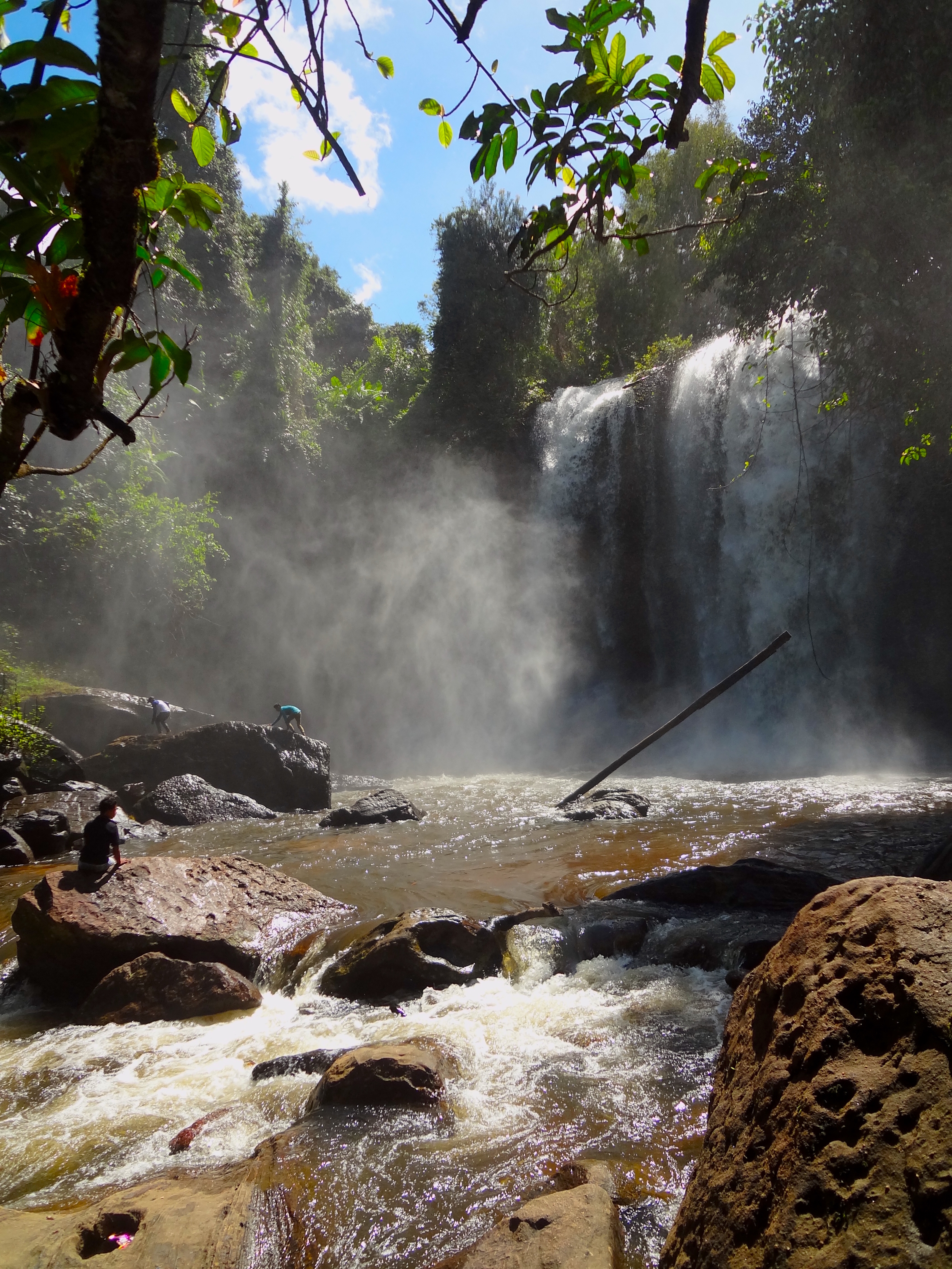 Kulen waterfall kulen mountain park cambodia