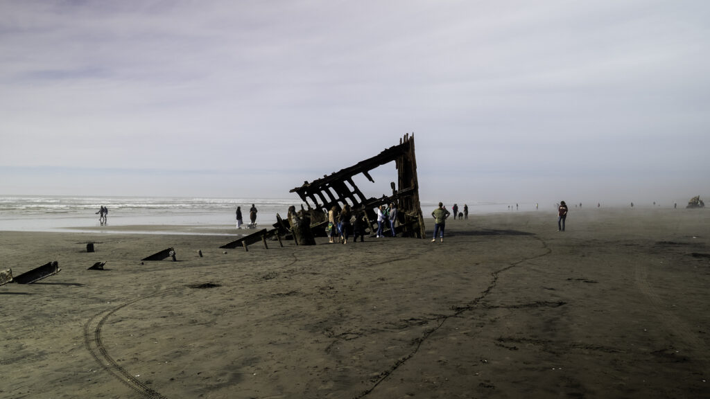Shipwreck of the Peter Iredale at Fort Stevens State Park