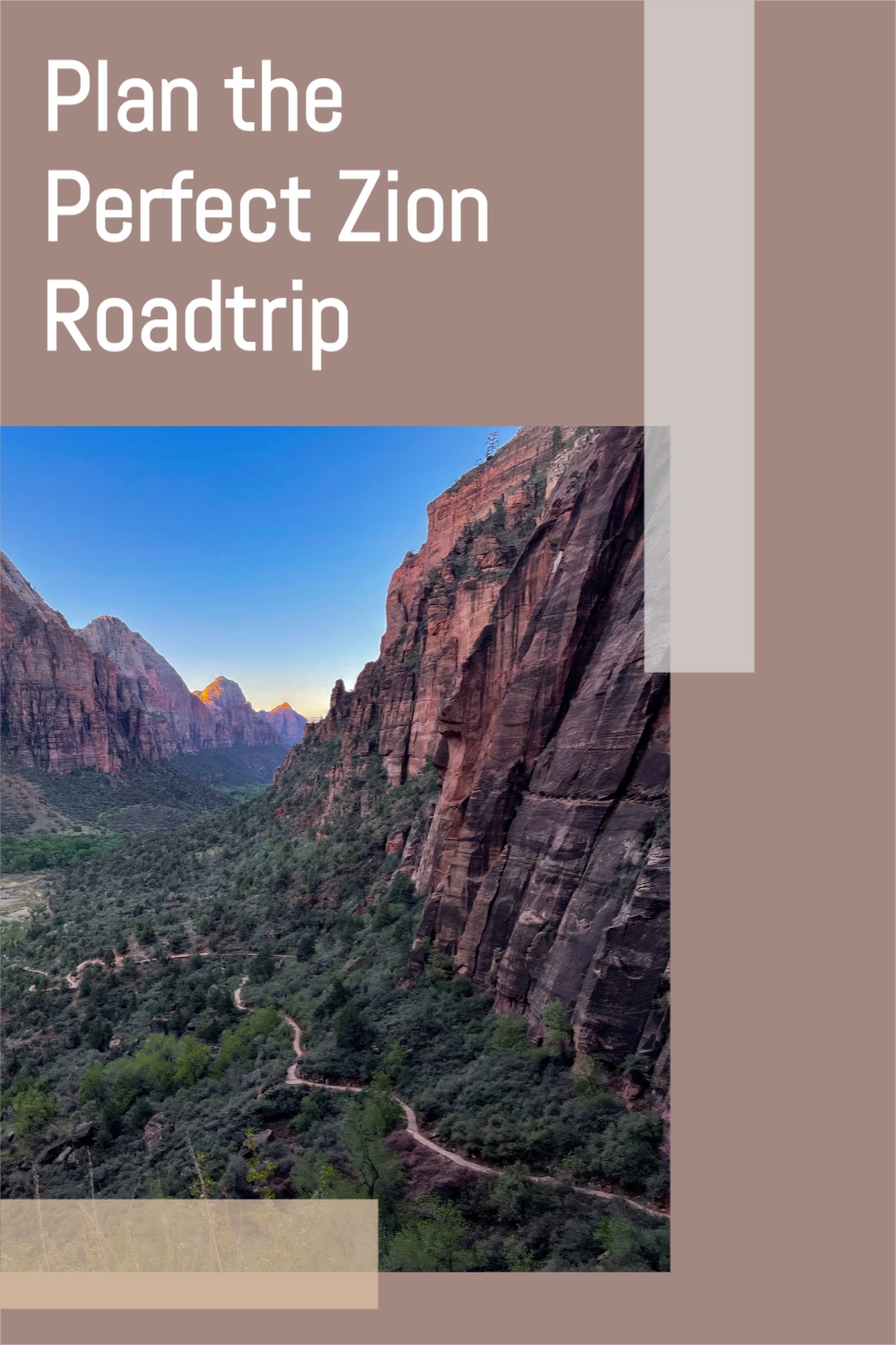 How to plan the perfect trip through Zion national Park in Utah. #utah #travel 