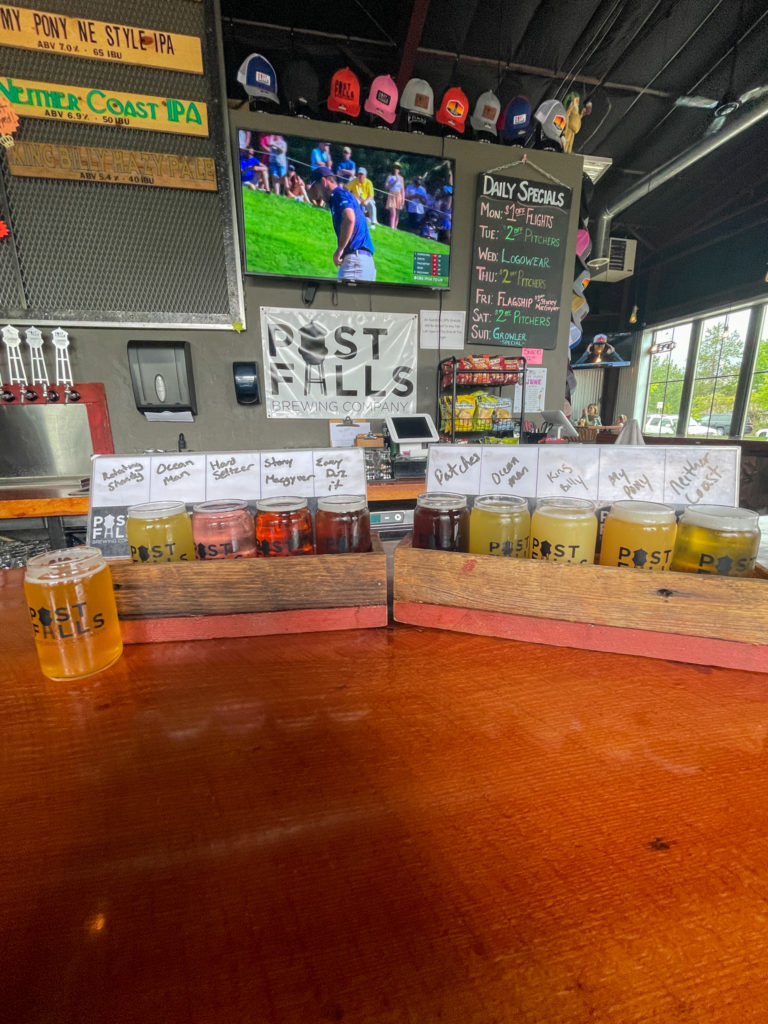 sampler of beers
