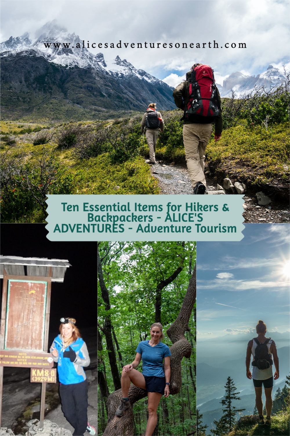 The 10 essentials every hiker and backpacker needs in their packs.   #hiking #backpacking 