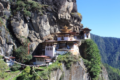 Tigers Nest Monastery in Bhutan 