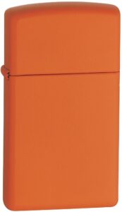 The bright orange Zippo Windproof Lighter shown is ranked on a list of the best 2024 gift ideas for outdoor lovers