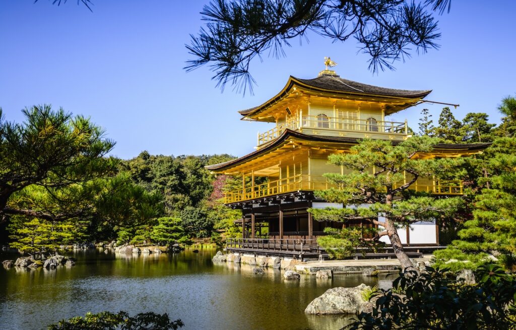 View of Kinkaku-ji or the Golden Pavilion, one of the destinations on my 8 day solo traveling experience in Japan 