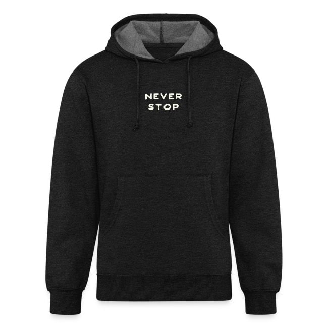 Shown is the Never Stop Exploring unisex hoodie from the Alice's Adventures on Earth Adventure Shop and featured in the 2024 outdoor holiday gift guide