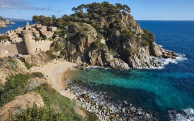 Picturesque mediterranean town of Tossa de Mar. Girona, Spain