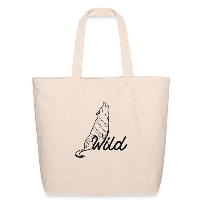 Alice's Adventures on Earth product, the Wild at Heart eco-friendly cotton tote, pictured in the 2024 outdoor holiday gift guide